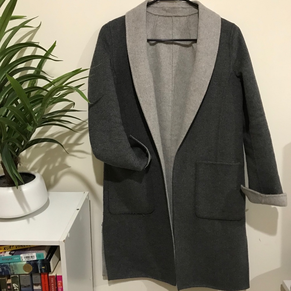 Banana Republic Reversible Wool Top Coat